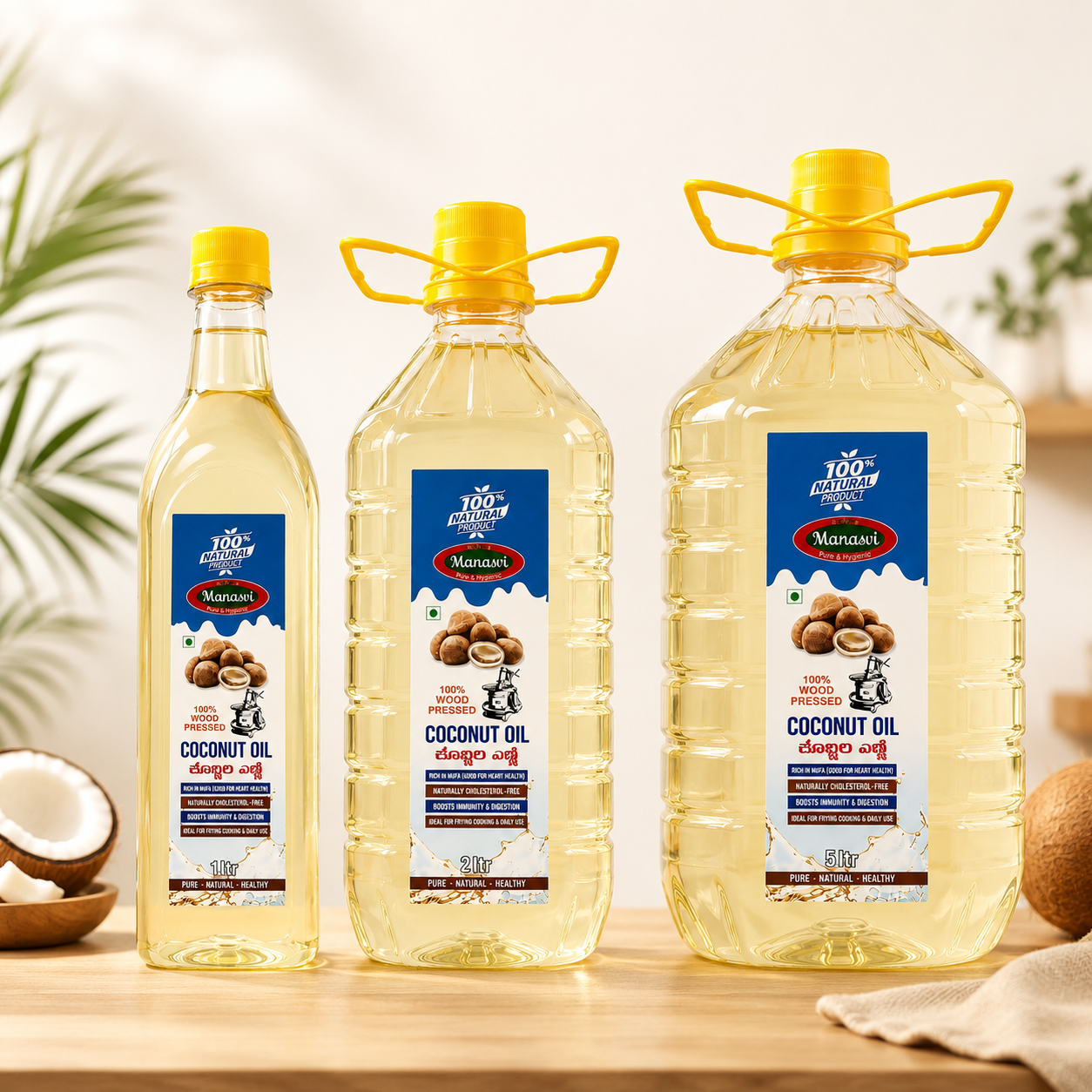 Wood Pressed Coconut Oil