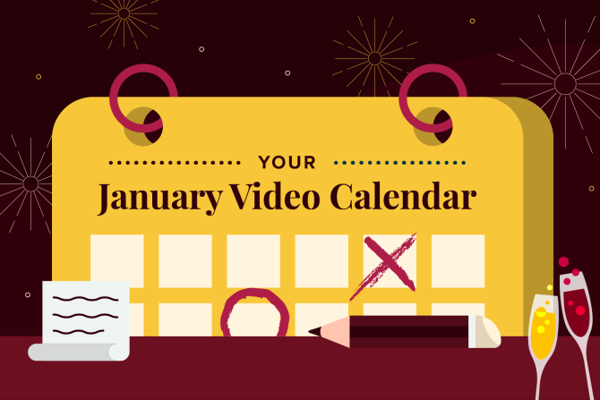 January Social Holidays to Celebrate with Video