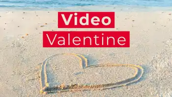 Valentine's day video template to make your own valentine's slideshow