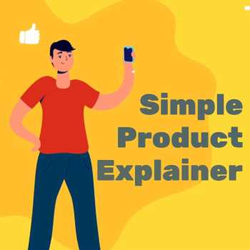 video template for product explainer