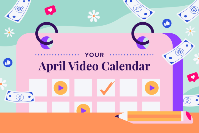 April Social Holidays to Celebrate with Video