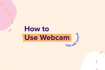 How to use Webcam with Sally