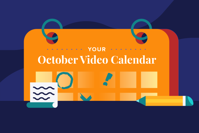 October Social Holidays to Celebrate with Video