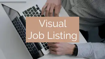 video template for virtual job listing video