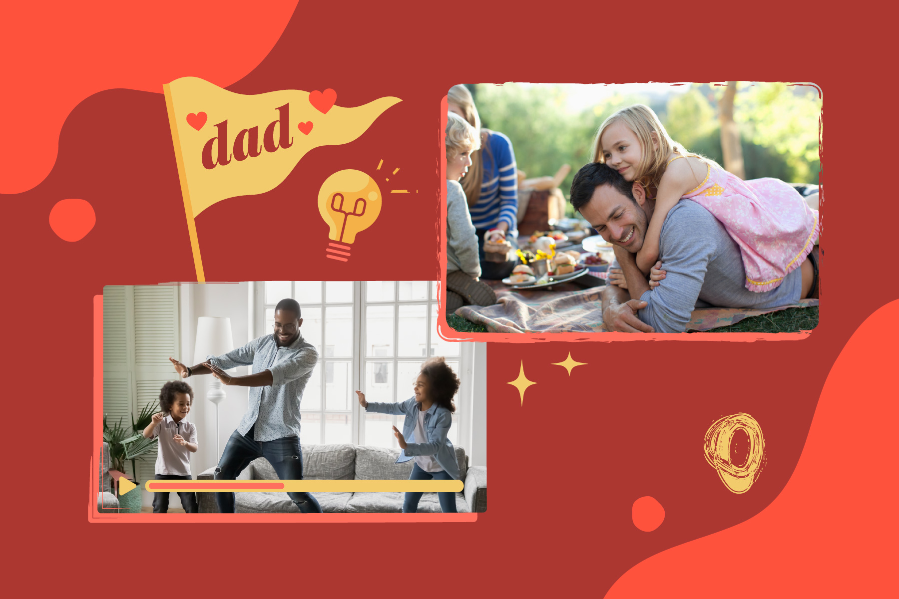 father's day collage ideas