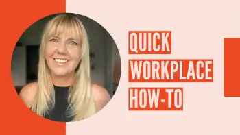 Quick workplace how to video template