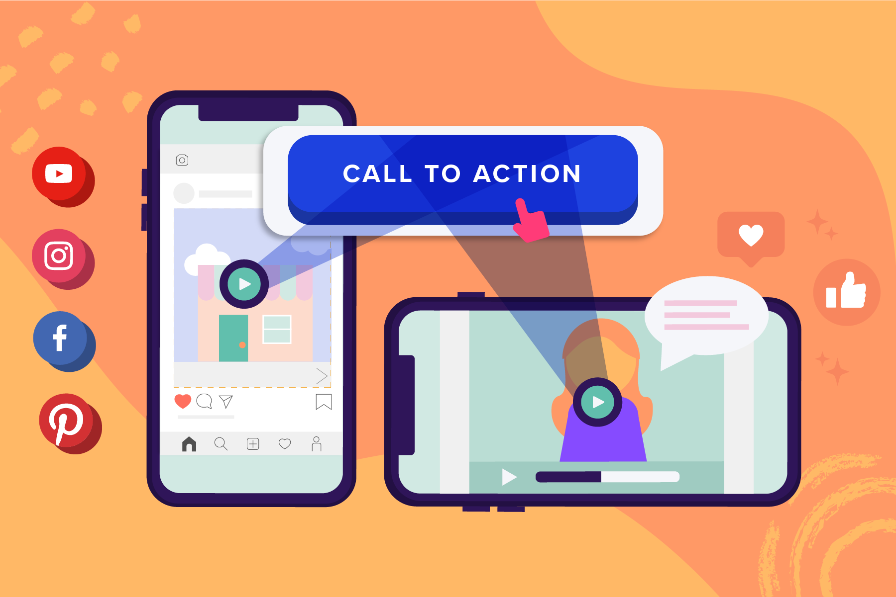 Usage of CTA (Call to Action)
