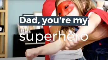 father's day video template from the kids