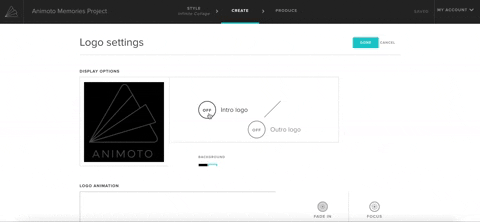 How to Use Animoto Memories: Add your logo