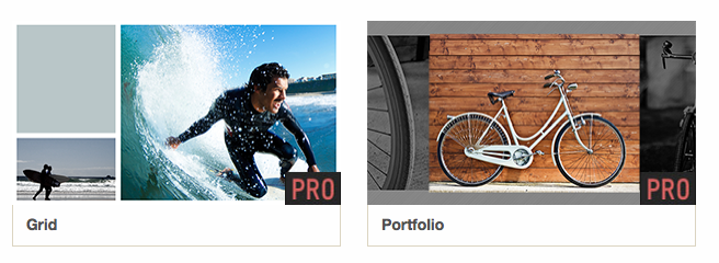 Two New Pro Video Styles – “Portfolio” & “Grid”