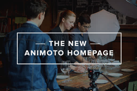 Introducing a New Animoto Homepage