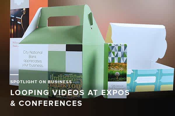 Spotlight on Business: Looping Videos at Expos and Conferences