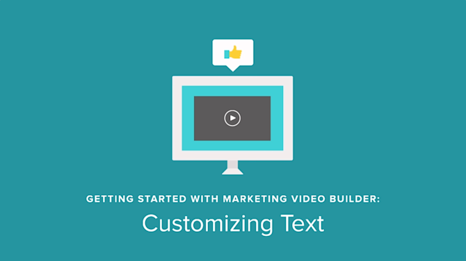 Marketing Video Builder Tutorial: Customizing Text