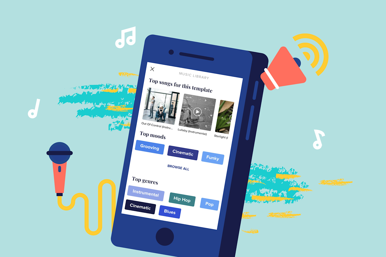 music library - Animoto