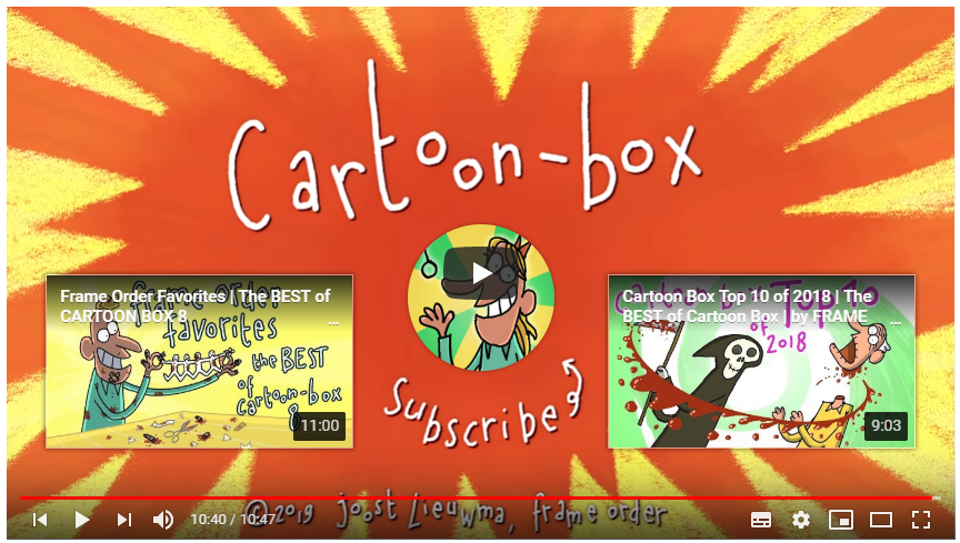 end card with subscribe button example