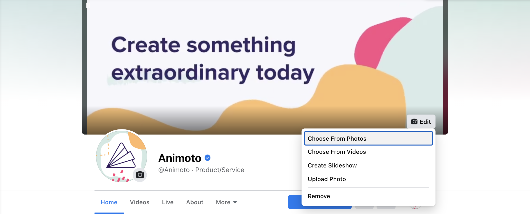 How To Make And Post A Facebook Cover Video Animoto