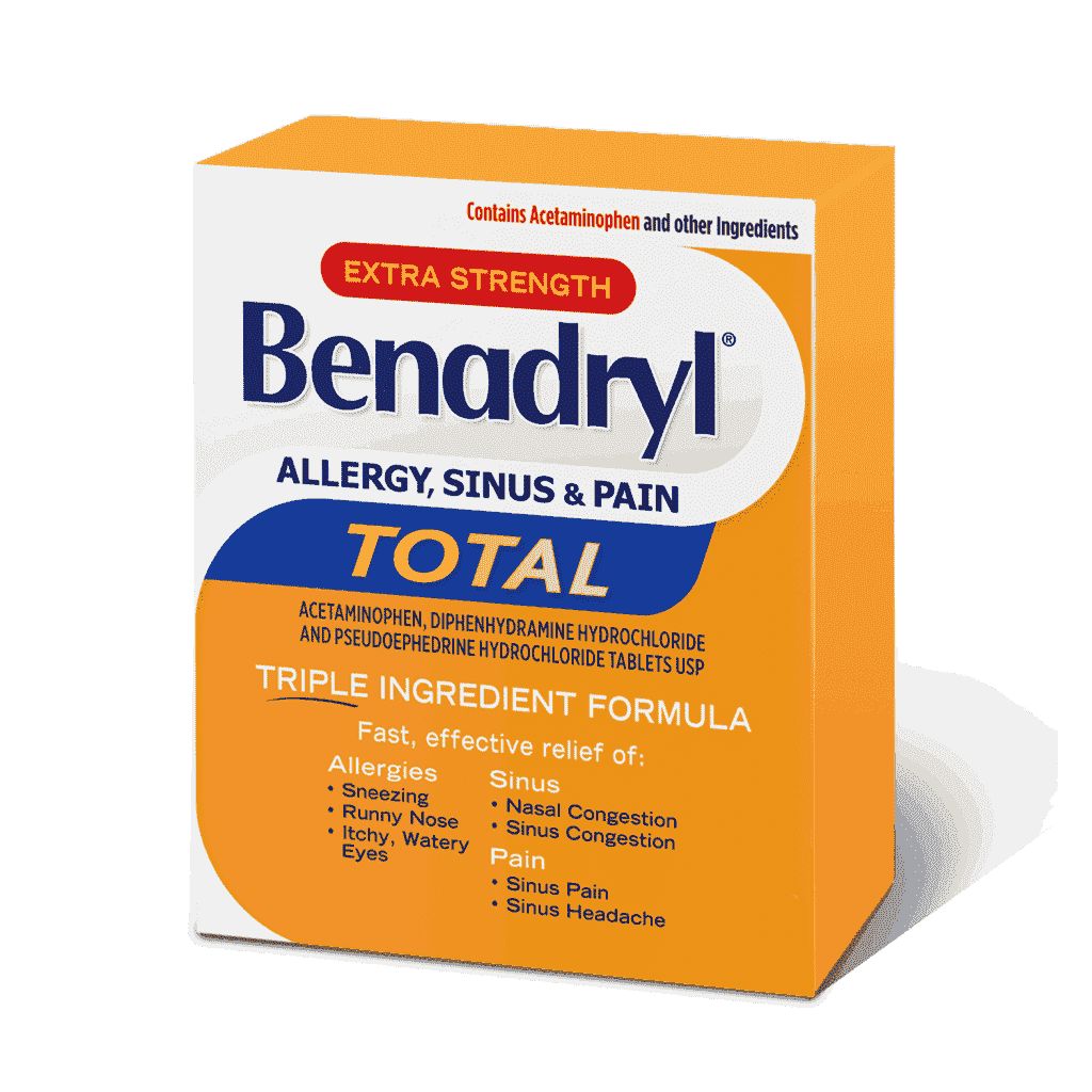 BENADRYL® Total Extra fort Allergies