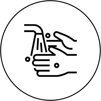 Wash your hands often with soap to avoid infection. Avoid touching your eyes, nose and mouth