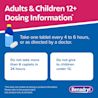 BENADRYL® Extra Strength Tablets Dosing Information