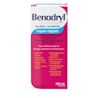 Packaging of Benadryl's Allergy Medicine Liquid Elixir Bottle, 100ml