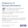 Children’s BENADRYL® Dye-Free Allergy Liquid bubble gum flavor Dosing Information