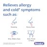 BENADRYL® Allergy Relief Liquid Medicine Wild Cherry relieves symptoms such as sneezing, itchy watery eyes, runny nose, itchy throat or nose.