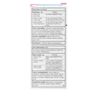Backshot of Benadryl's Allergy Medicine Liquid Elixir with drug facts