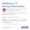 Children's BENADRYL® Allergy Liquid Cherry flavor dosing information