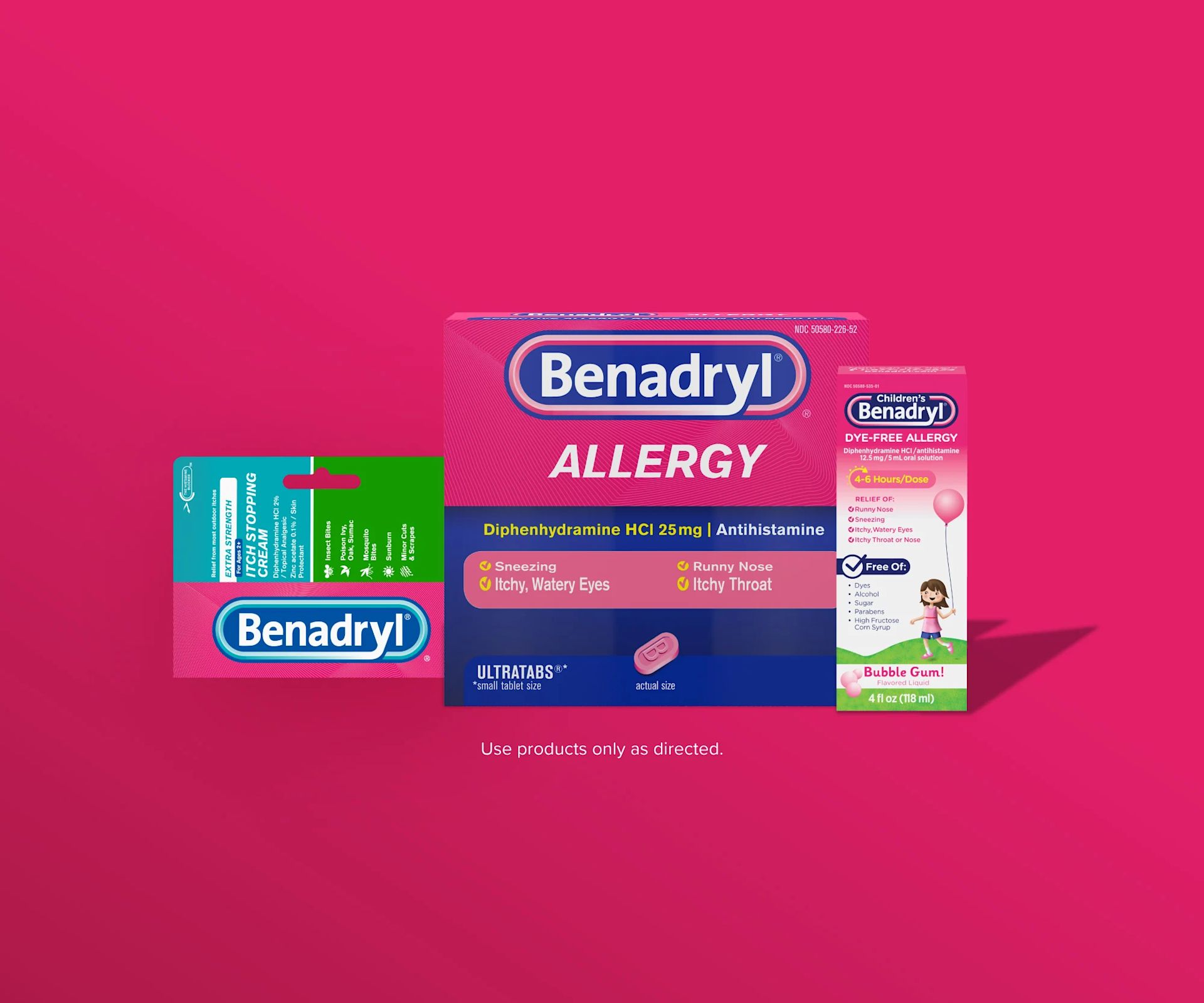 BENADRYL® Group of products