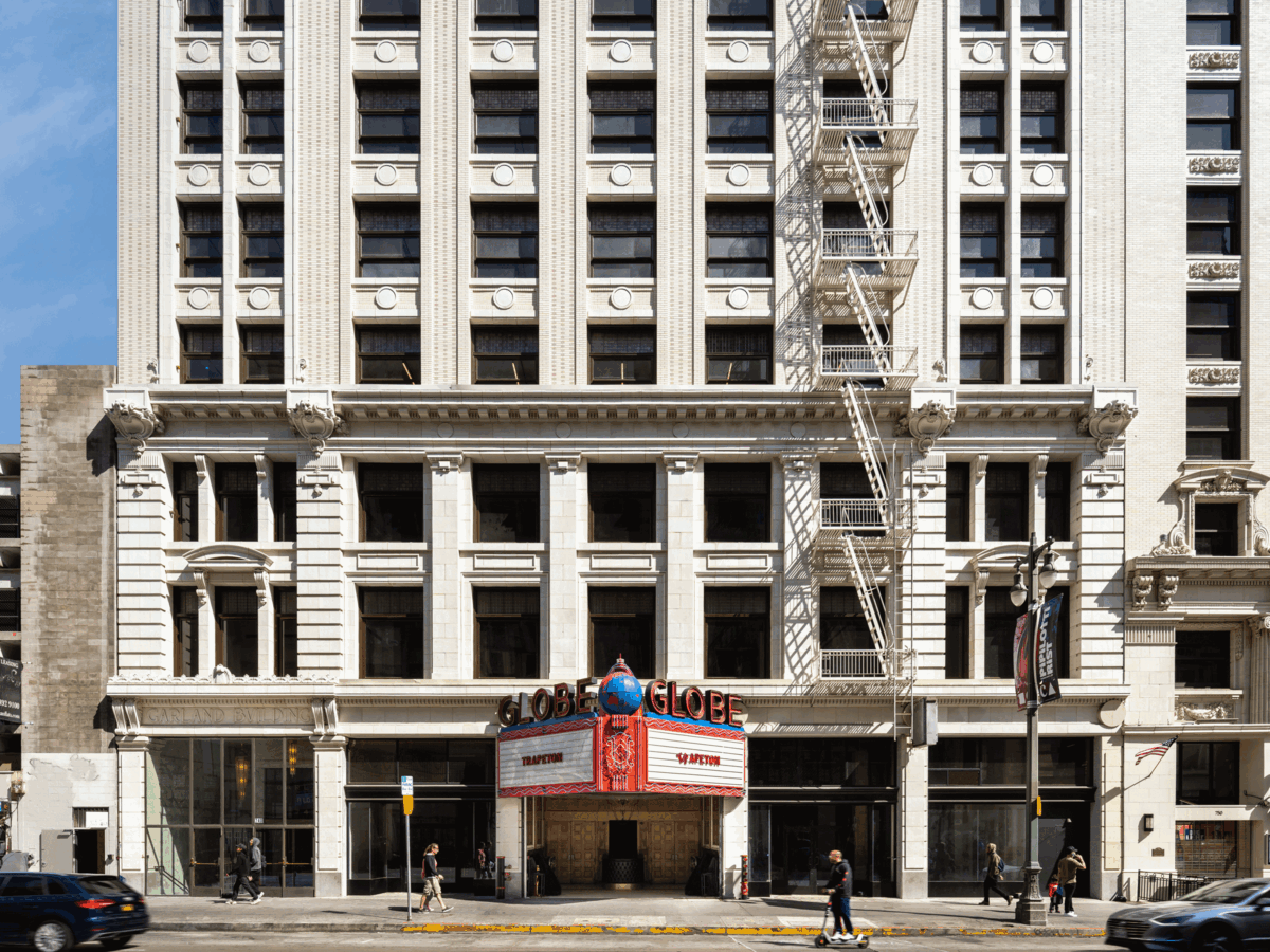 The Garland building is a classic example of early century Beaux Arts opulence, which fell victim to the economic decline of the Broadway corridor in the post war years.  Decades of deferred maintenance provided an opportunity for renovation of the 11-story steel framed tower.