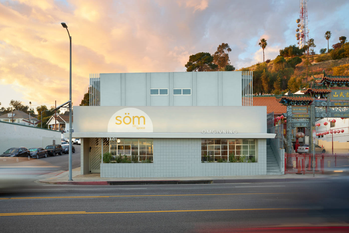 Omgivning embarked on its most exciting and personal project to date: a small mixed-use development project in which they are the developers for the new Omgivning headquarters. 
### 
This office is shared as an industry-based co-working company called [*söm co-space*](https://somcospace.com "som co-space website"). 
