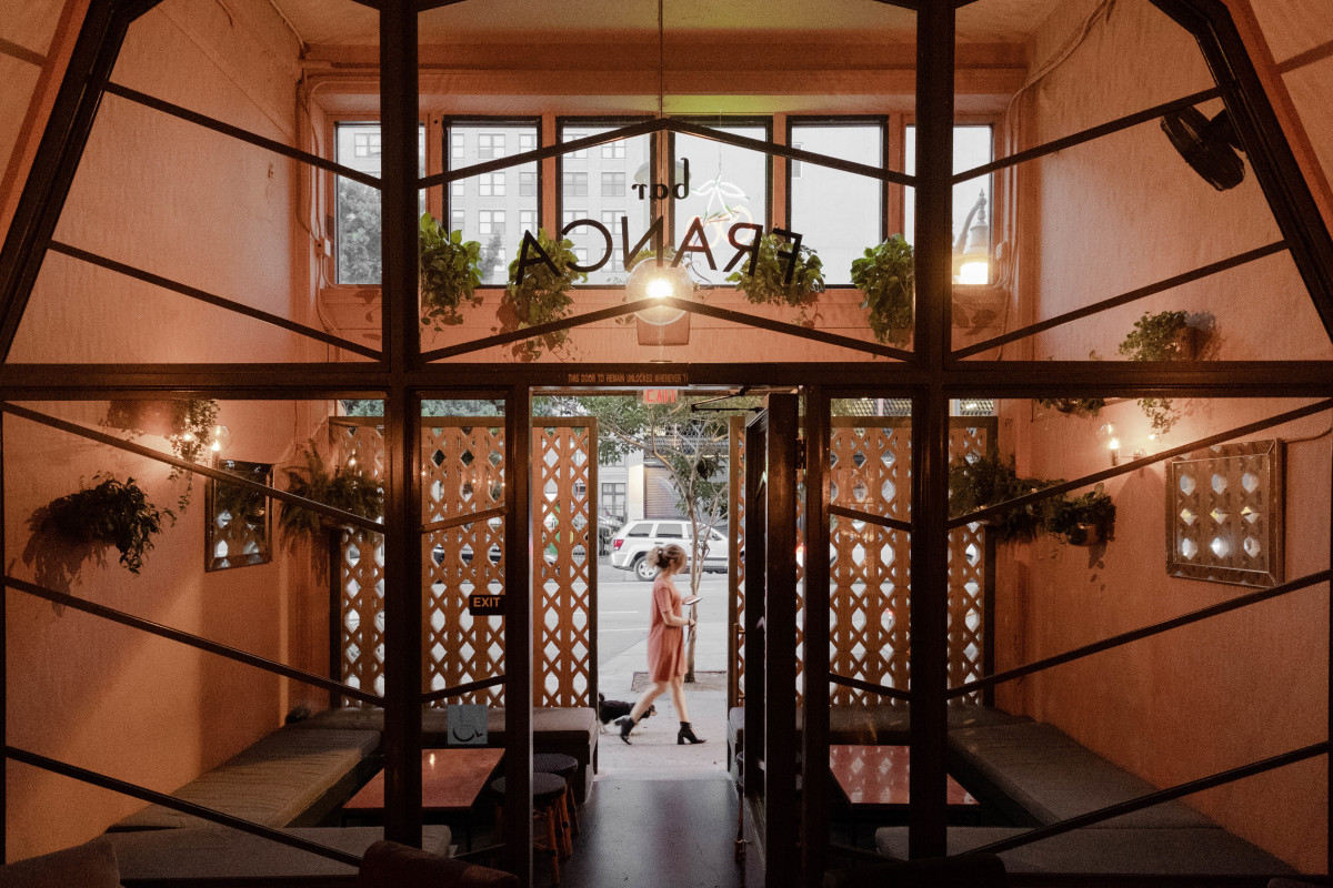 We worked with restaurateur and interior designer Rachel Thomas to create this 2,600 sf cocktail bar in downtown LA. 

Located on an increasingly busy section of Main Street, the unreinforced masonry building was built in 1909 by Parkinson and Bergstrom Architects. The building originally served as the Canadian consulate and the space where the bar is now located once served as a vaudeville theater.

As architects, we executed Thomas' vision for this work, creating the space plan, designing the storefront and managing the permitting process, while Thomas directed the overall vibe, designed the interiors, and selected all of the finishes and furniture.
