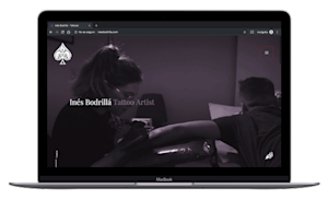Web corporativa para Ines Bodrillá Tattoer