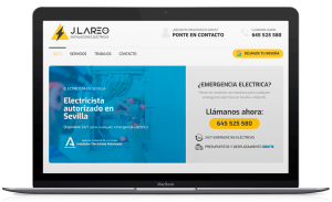 Web corporativa para la compañía electricista J.Lareo
