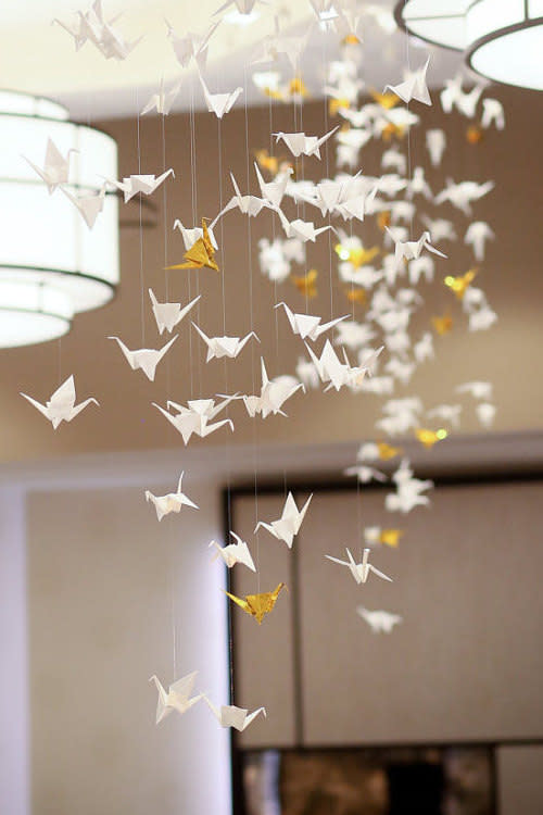 Hängende Dekorationen für Eure Hochzeit