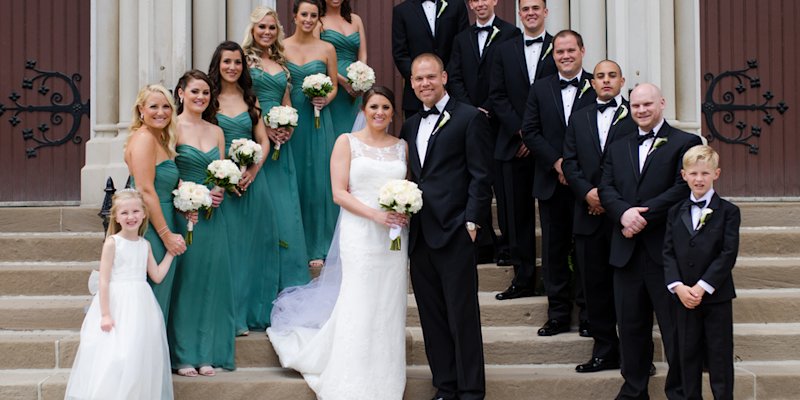 Real Wedding - Klassische Hochzeit mit grünen Akzenten - 29