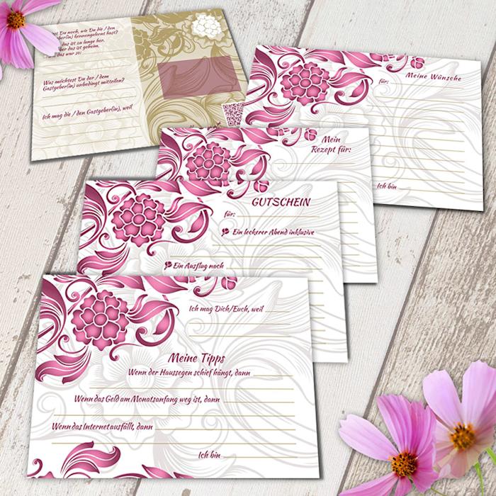 Spielidee 52 Postkarten Hochzeit jede Woche eine Postkarte für das