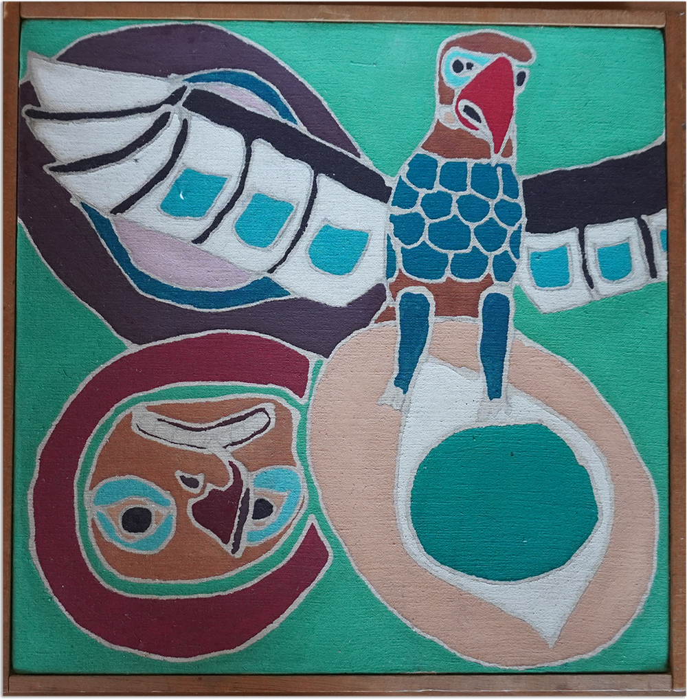 Pacific Northwest Eagle - Native American Style Painting