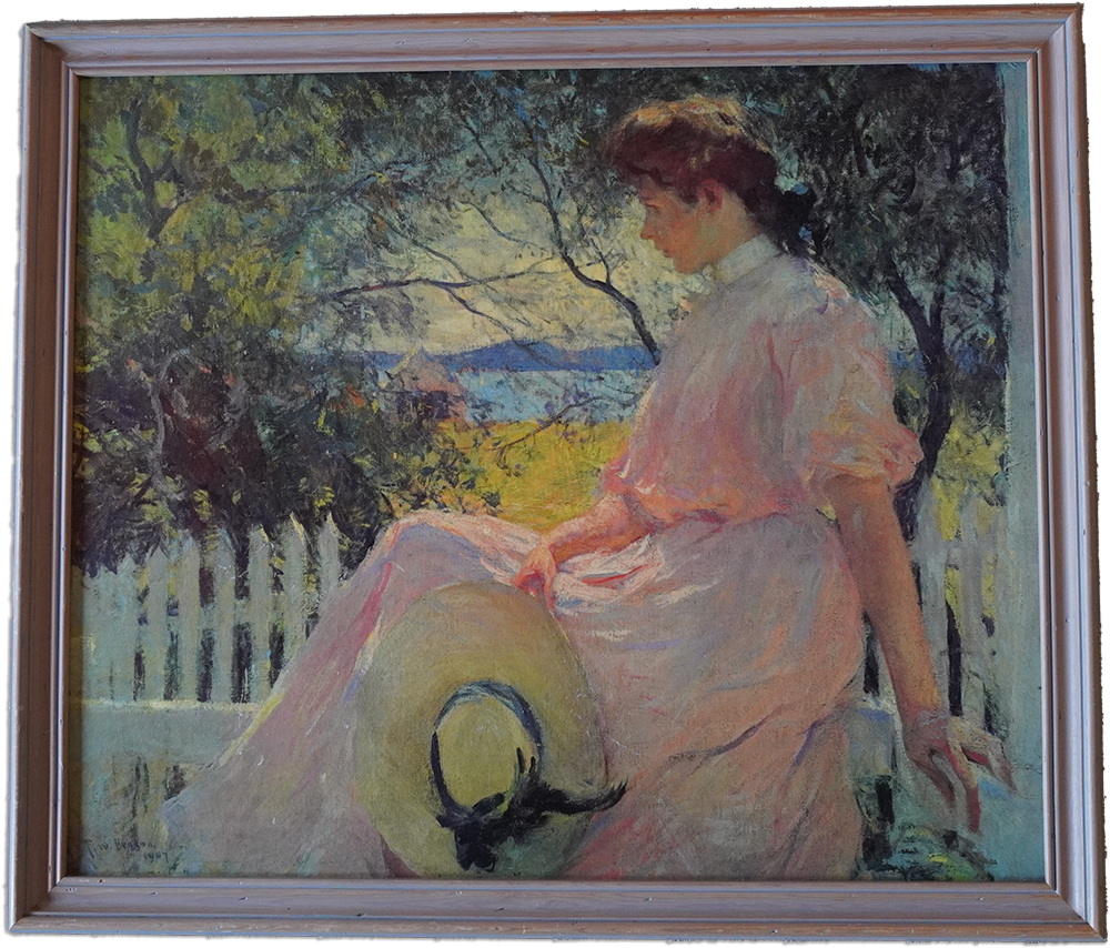 "Eleanor" by Frank Weston Benson - Reproduction
