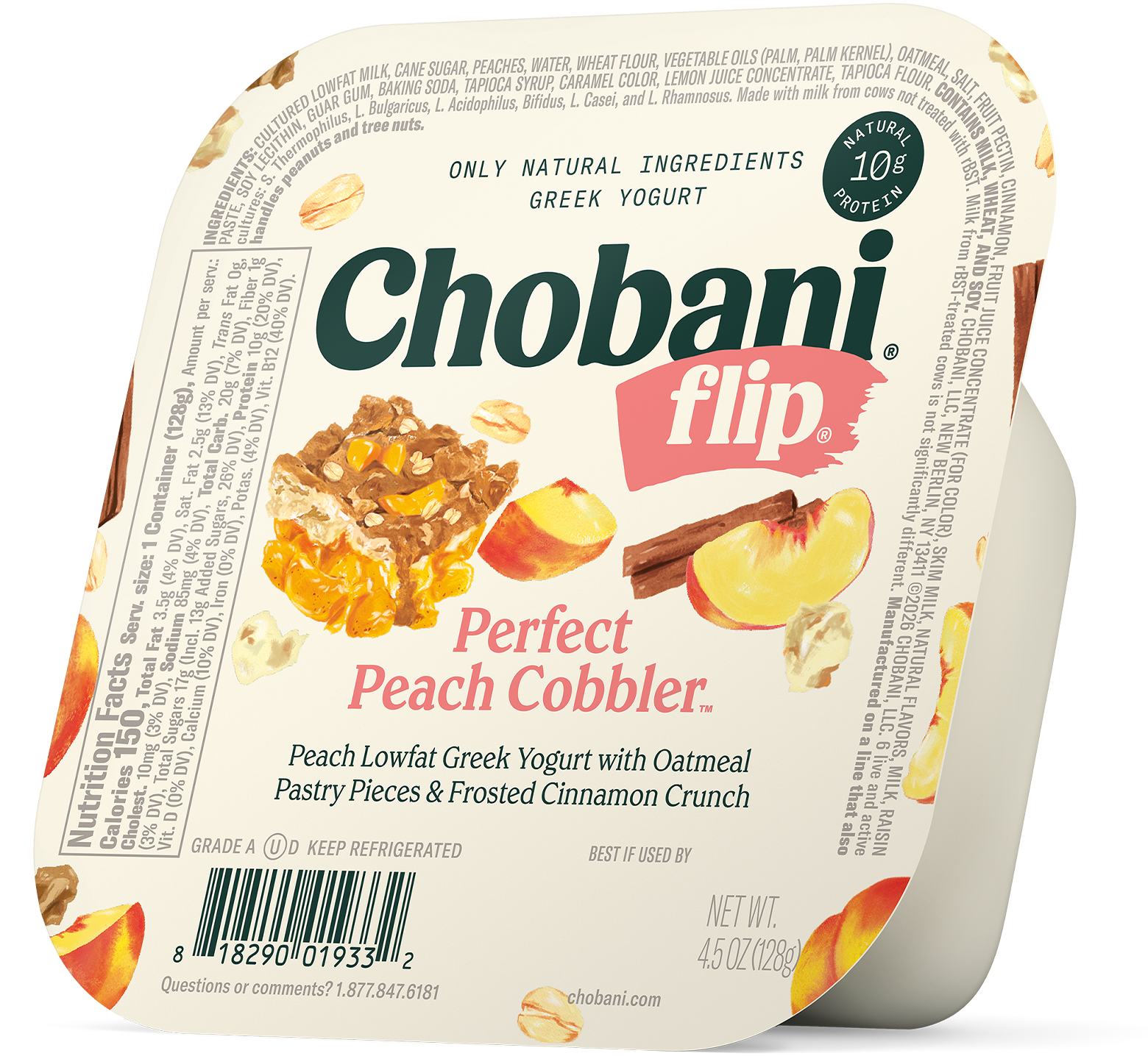 Chobani® Flip® | Perfect Peach Cobbler™