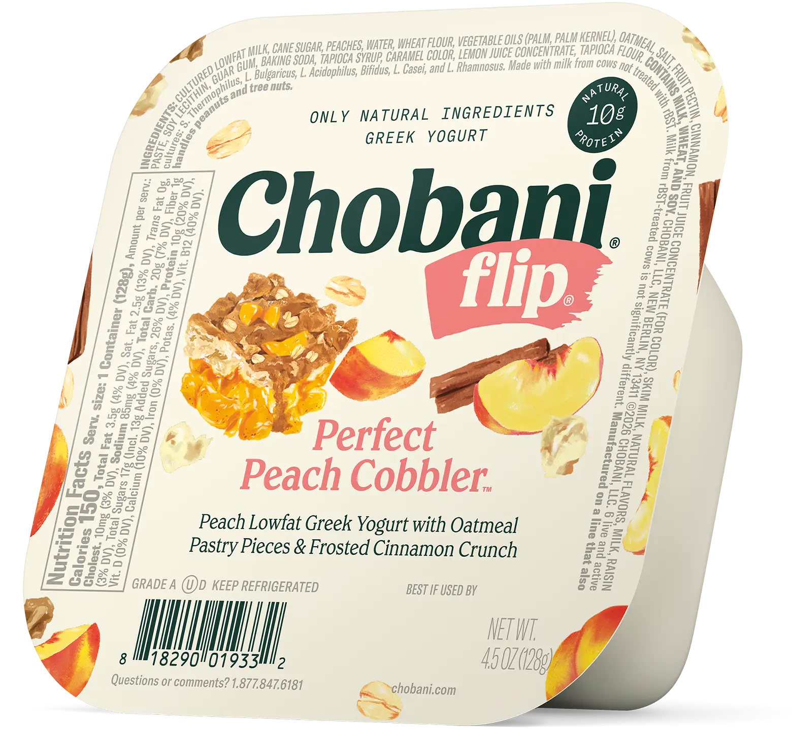 ガーマルちば@プロフ Chobani® Flip® | Perfect Peach Cobbler™