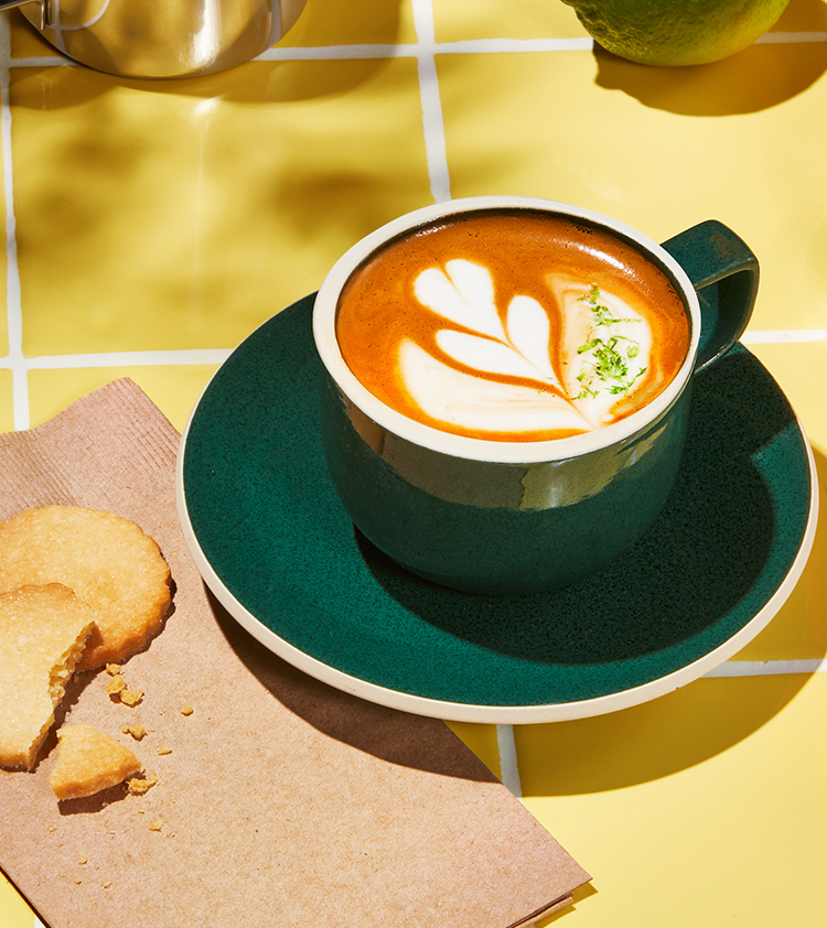 Culinary Coalition | Anthony's Citrus Honeybee Latte | Chobani®