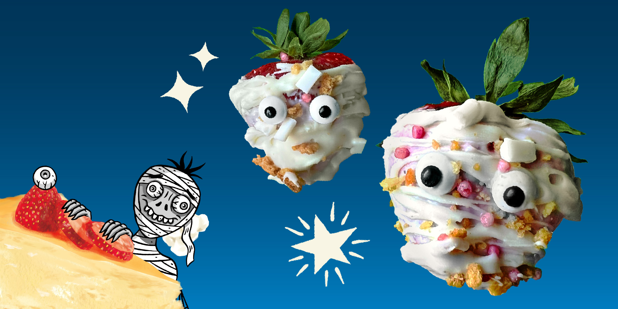 チャーミー Desserts | Strawberry Yogurt Mummies | Chobani®