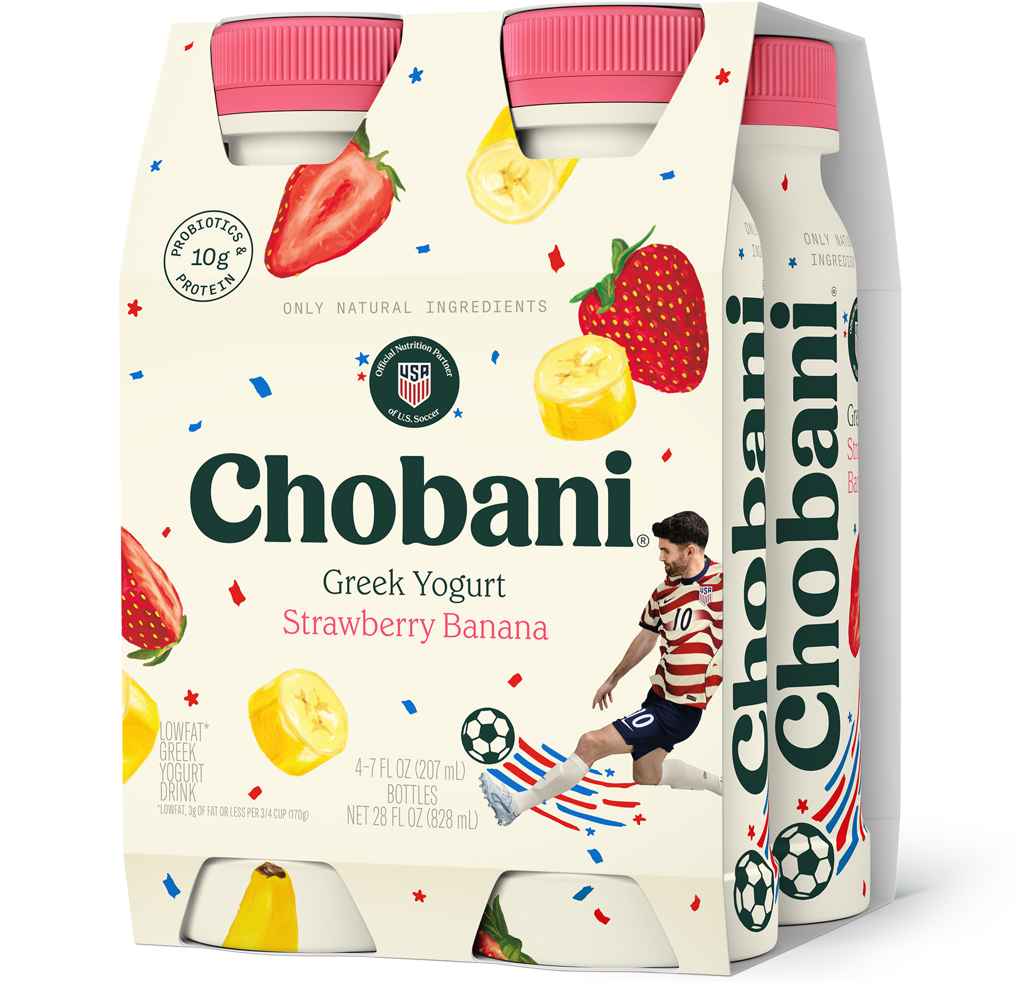 Greek Yogurt Drink | Strawberry Banana