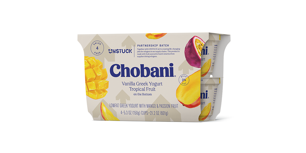 Chobani Vanilla Greek Yogurt 5.3oz (150g)