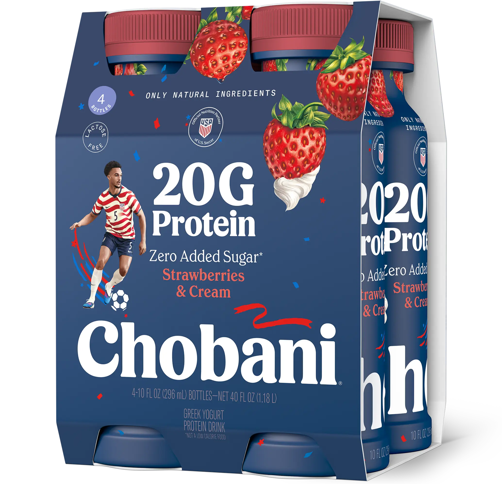 20G High Protein Greek Yogurt Drink Mixed Berry Vanilla