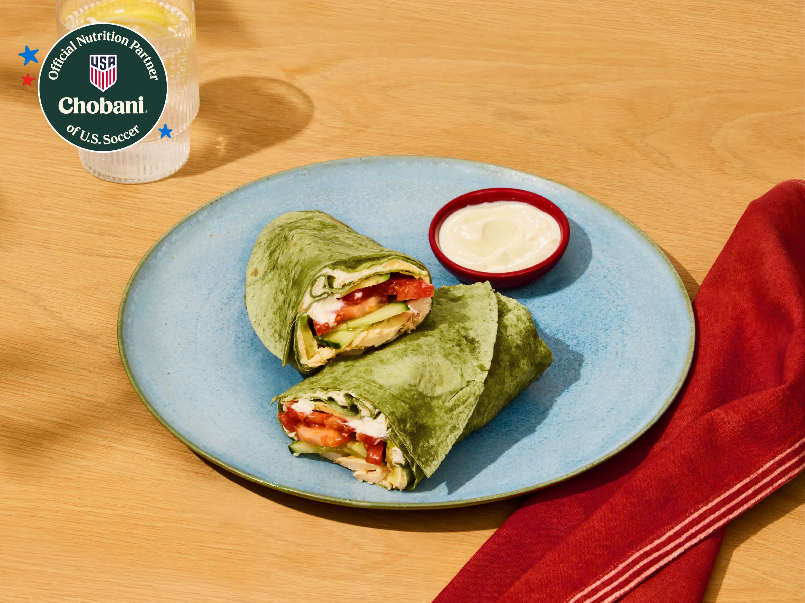 Antonee’s Greek Chicken Wrap
