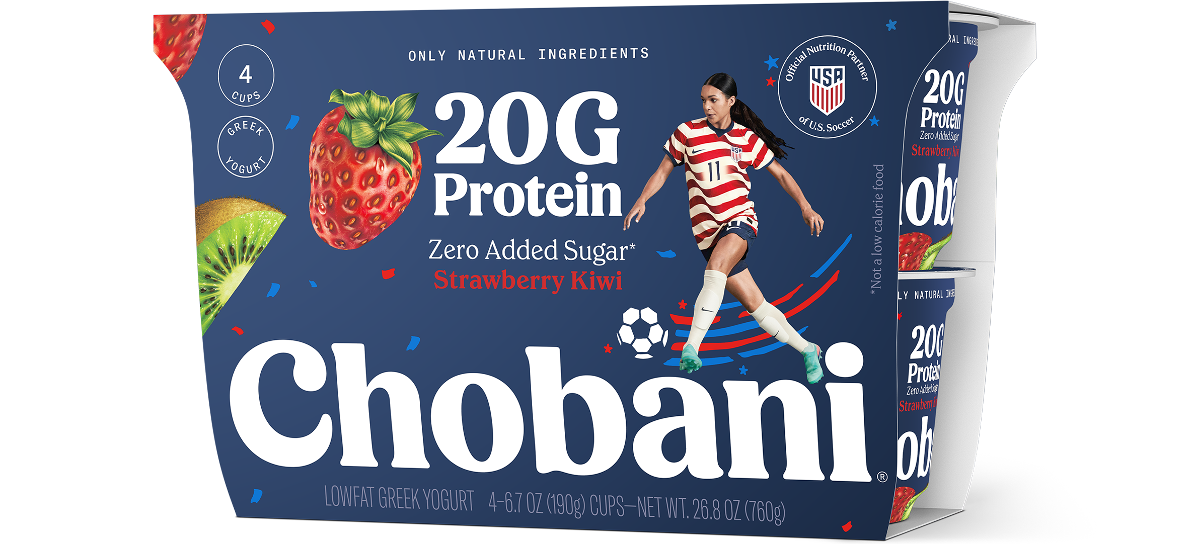 20g High Protein Greek Yogurt | Strawberry Kiwi