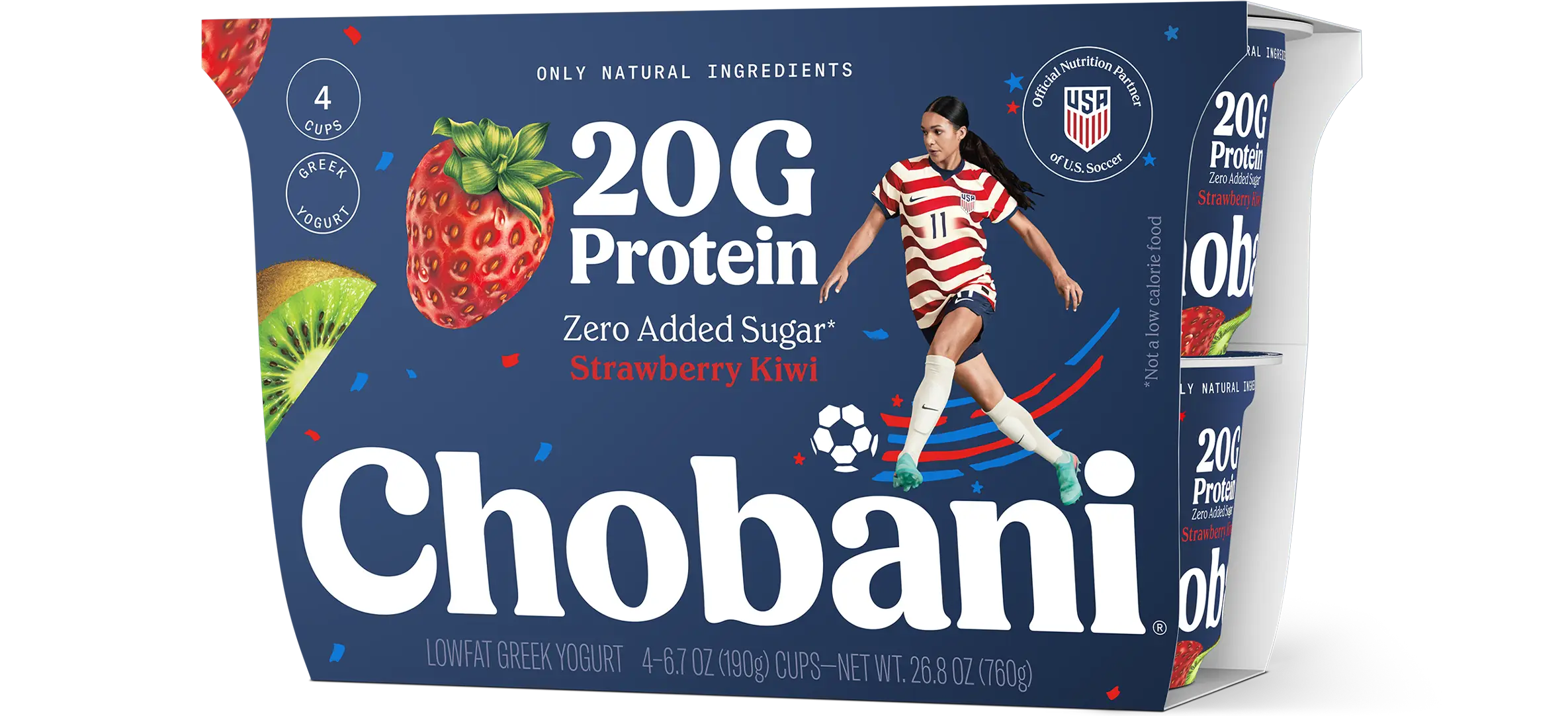 20g High Protein Greek Yogurt | Strawberry Kiwi