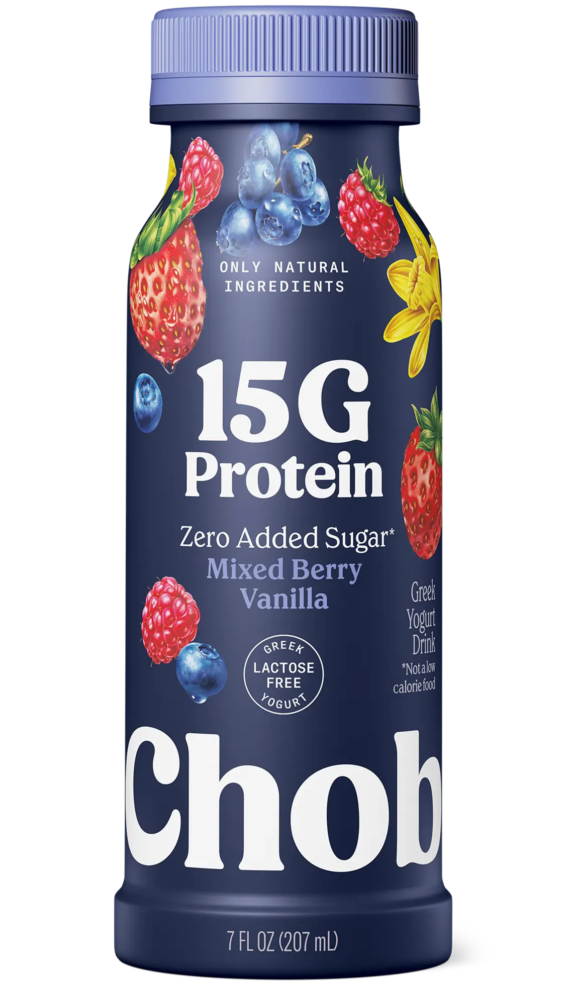 15G High Protein Greek Yogurt Drink Mixed Berry Vanilla